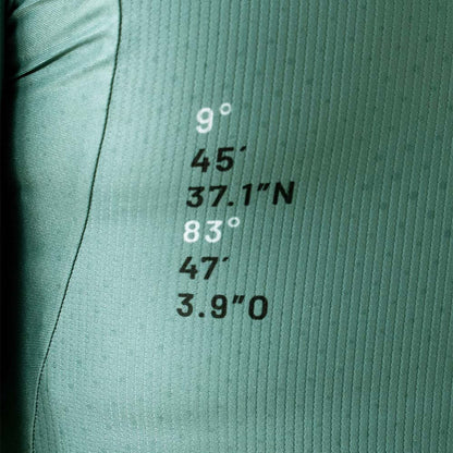 Camisa de ciclismo masc Safetti Semplicitá Cadet Blue