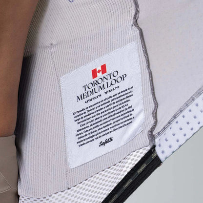 Camisa de ciclismo ML masc Safetti Semplicitá Avelã