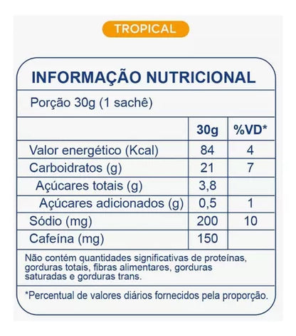Dobro Carbs Gel - Tropical com Cafeína