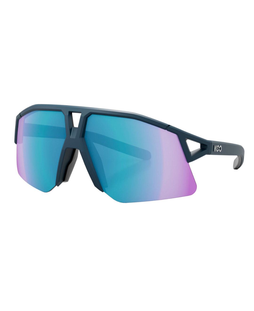 Óculos Koo Hype - Dark Blue Matt / Turquoise