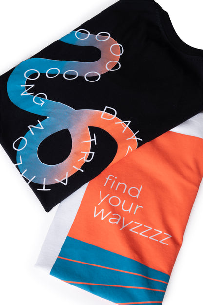 T-Shirt TriWayz - preta