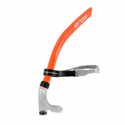 Snorkel frontal para natação Orca - laranja