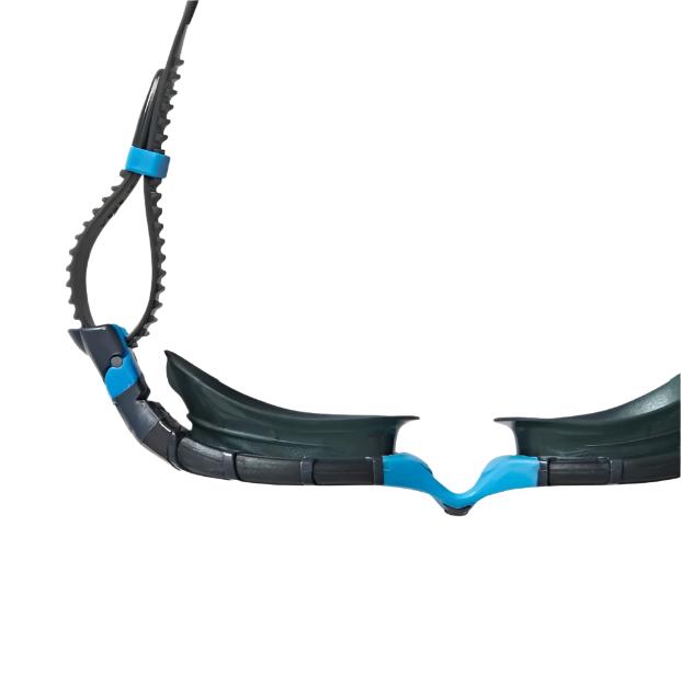 Óculos de Natação Zoggs Predator Flex Lente Fumê - Preto e Azul