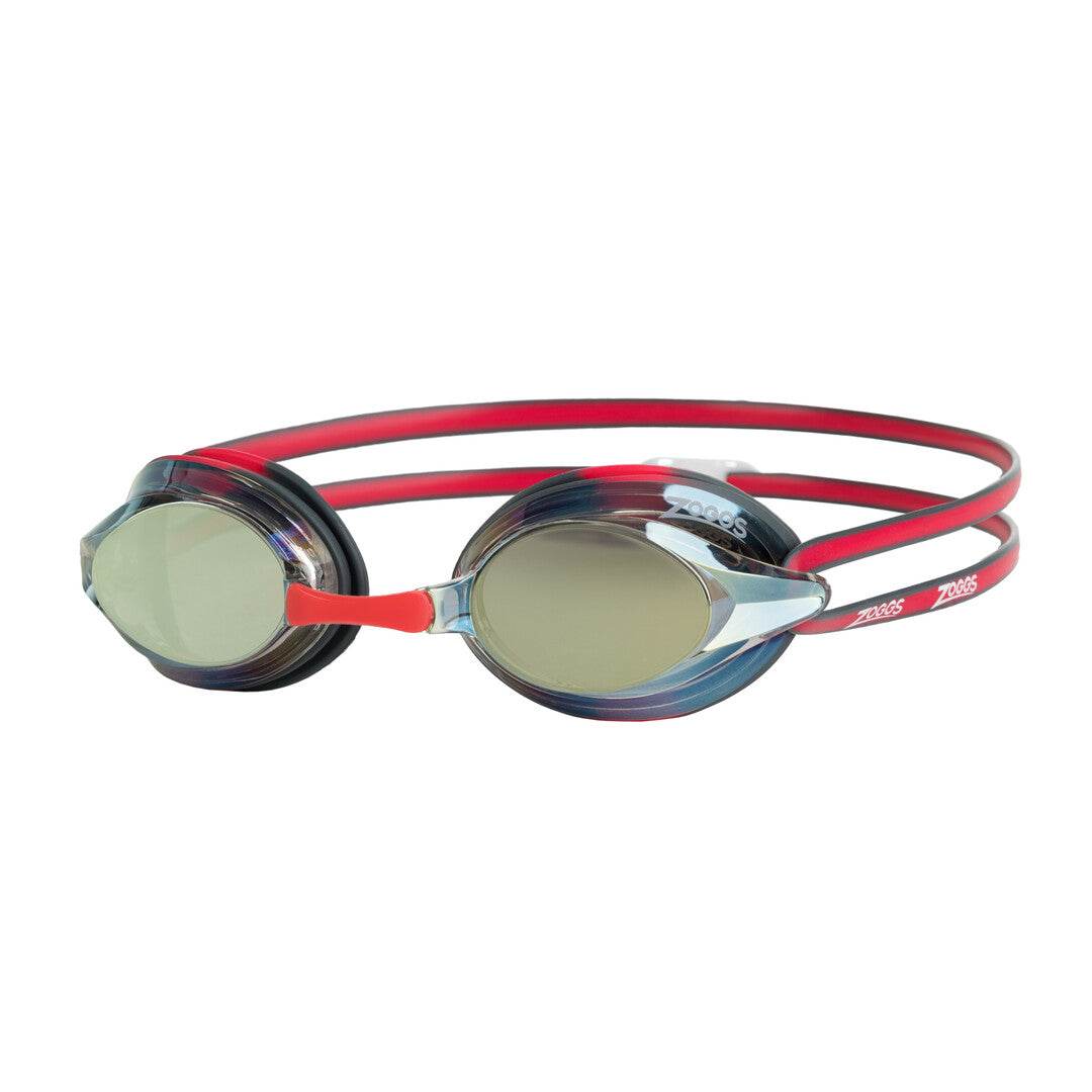 Óculos de Natação Zoggs Racer Lente Titanium - Vermelho