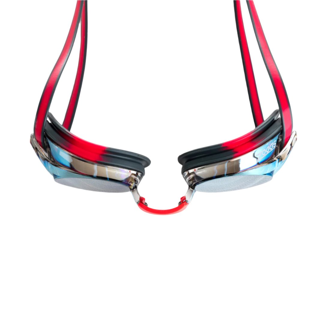 Óculos de Natação Zoggs Racer Lente Titanium - Vermelho