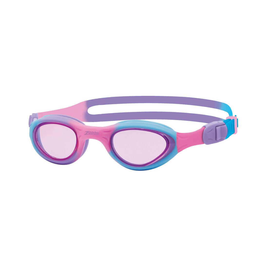 Óculos de Natação Zoggs Little Super Seal - Rosa, Lilás e Azul