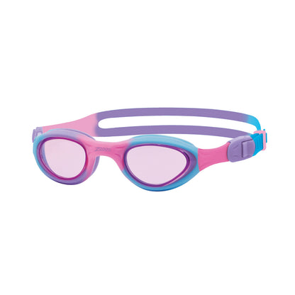 Óculos de Natação Zoggs Little Super Seal - Rosa, Lilás e Azul