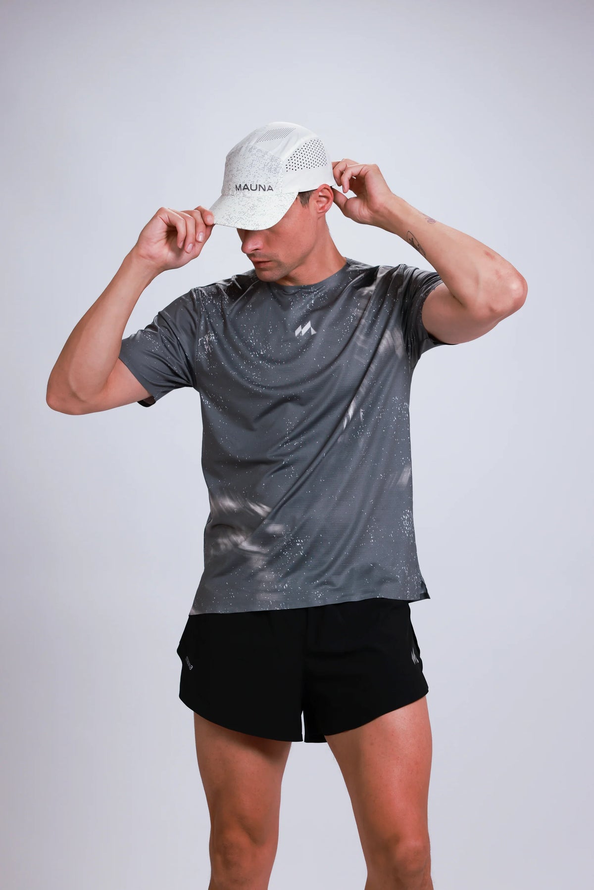 Running Shirt Mauna Venti Force Solana Masc - cinza