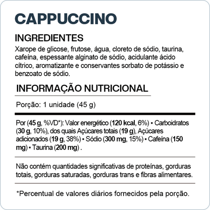 Pace It - Cappuccino com Cafeína