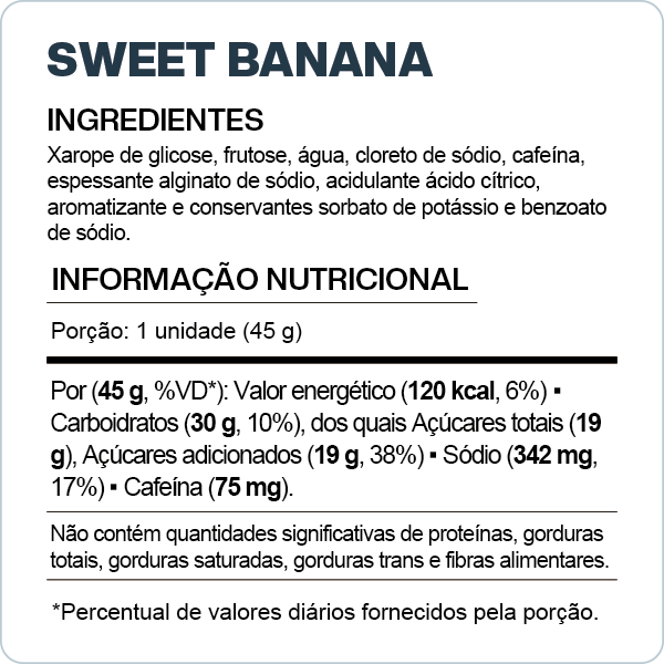 Pace It - Sweet Banana com Cafeína