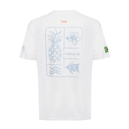 T-Shirt TriWayz Kona - branca