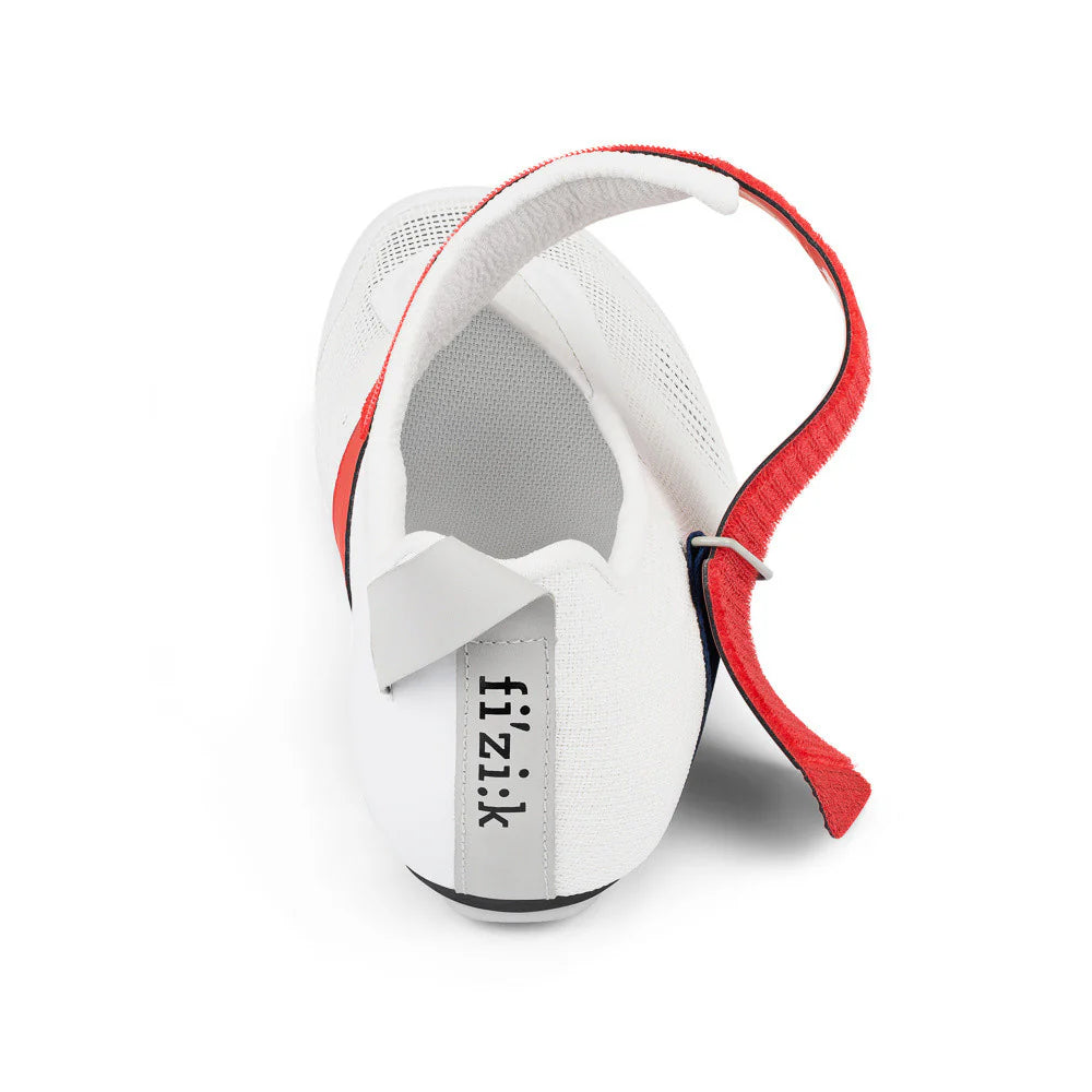 Sapatilha Fizik Hydra Aerowave Carbono - branca, vermelha e azul