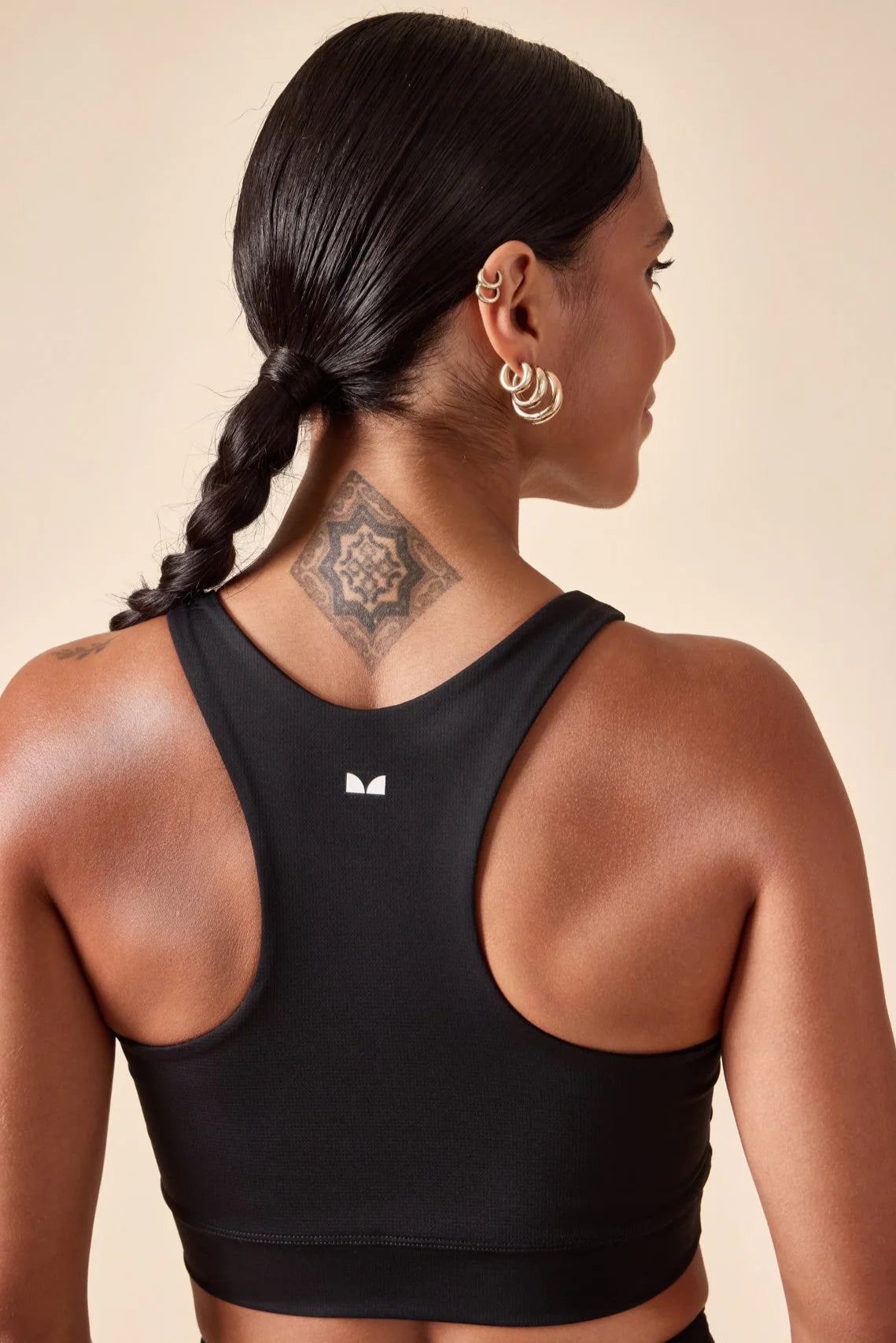 Top nadador de compressão Vimm preto