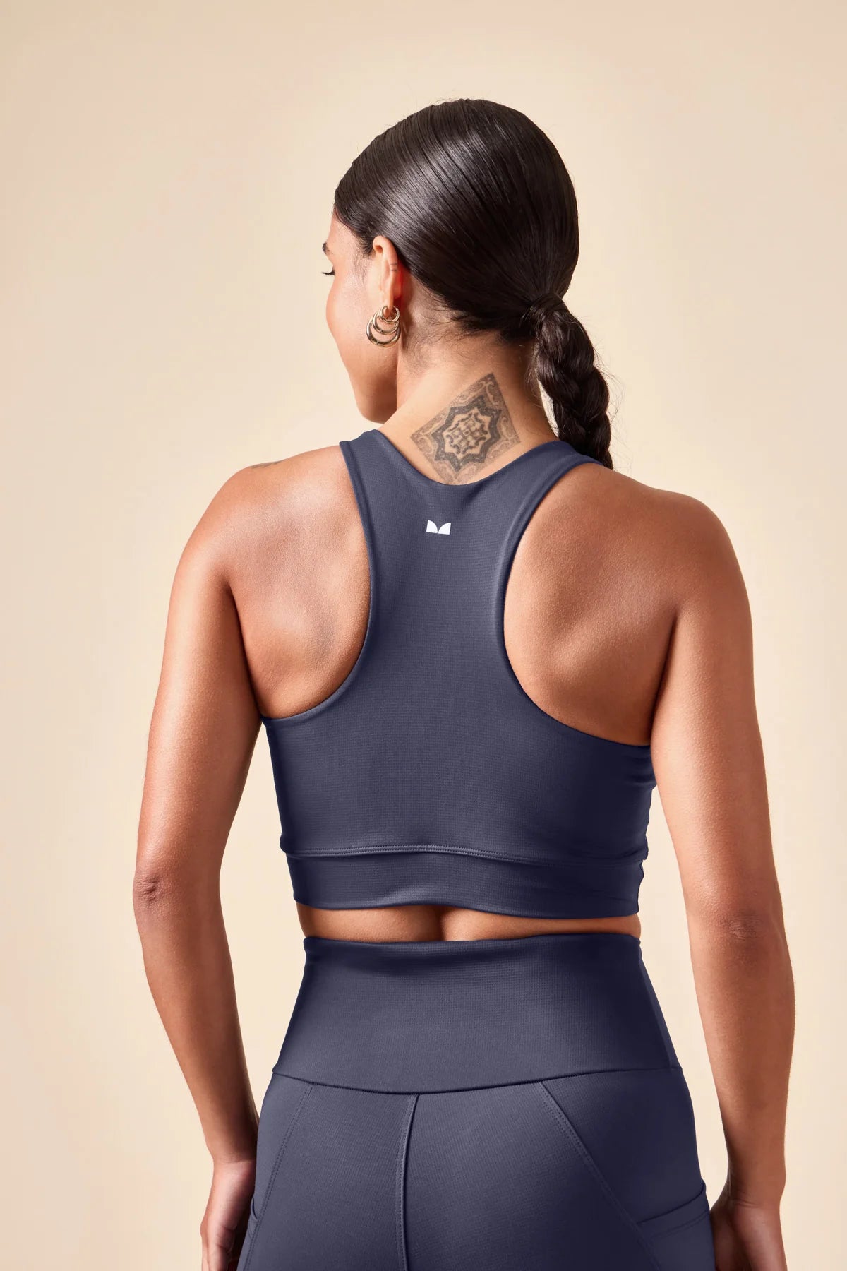 Top nadador de compressão Vimm marinho