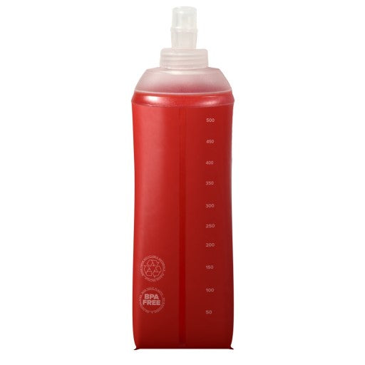 Garrafa de Silicone ErgoFlask Compressport Vermelha - 500ml