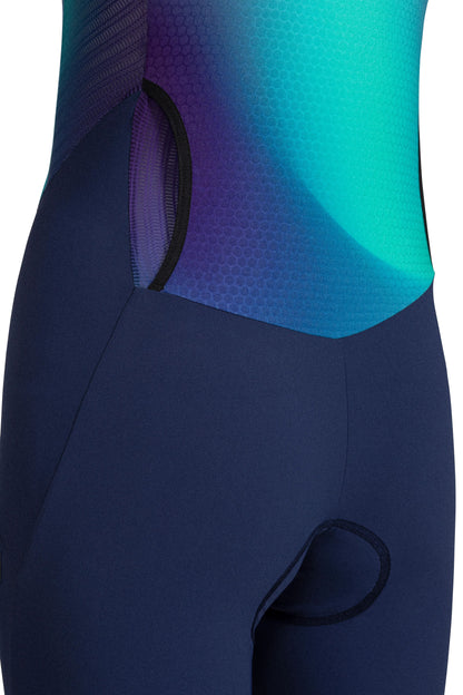 Athlex Aero Race Suit V2 Fem - Lilás / Azul