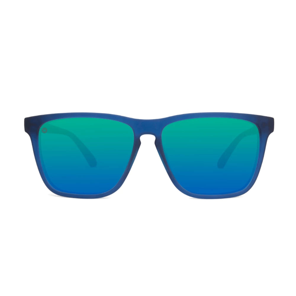 Óculos de Sol Knockaround Fast Lanes Sport - Rubberized Navy / Mint