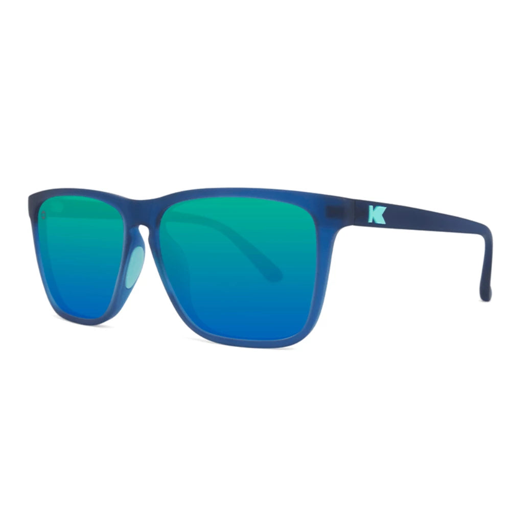 Óculos de Sol Knockaround Fast Lanes Sport - Rubberized Navy / Mint