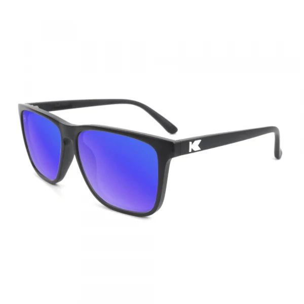 Óculos de Sol Knockaround Fast Lanes - Matte Black / Moonshine
