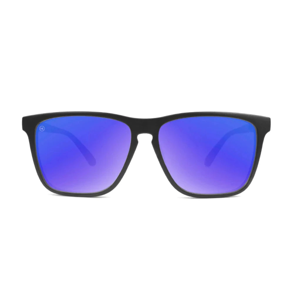 Óculos de Sol Knockaround Fast Lanes - Matte Black / Moonshine