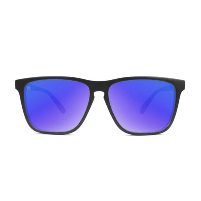 Óculos de Sol Knockaround Fast Lanes - Matte Black / Moonshine