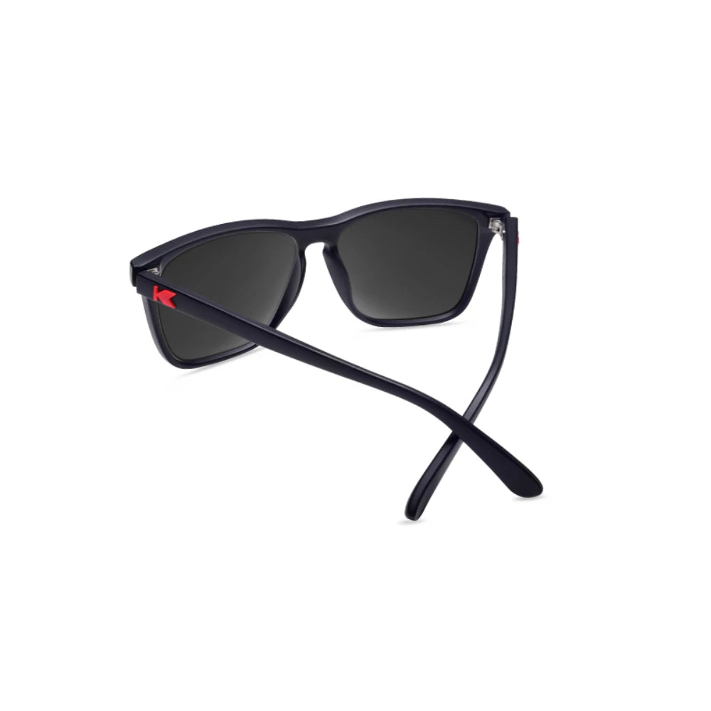 Óculos de Sol Knockaround Fast Lanes - Matte Black / Red Sunset