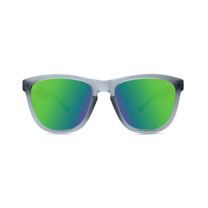 Óculos de Sol Knockaround Premiums - Frosted Grey / Green Moonshine