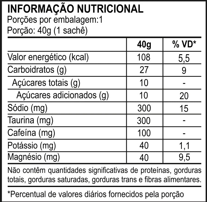 Forcell Essencial Carbo Maracujá com Cafeína