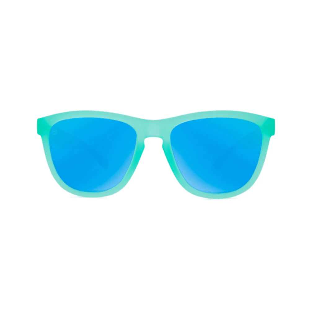 Óculos de Sol Knockaround Premiums - Frosted Rubber Mint / Aqua