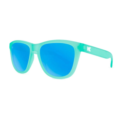 Óculos de Sol Knockaround Premiums - Frosted Rubber Mint / Aqua