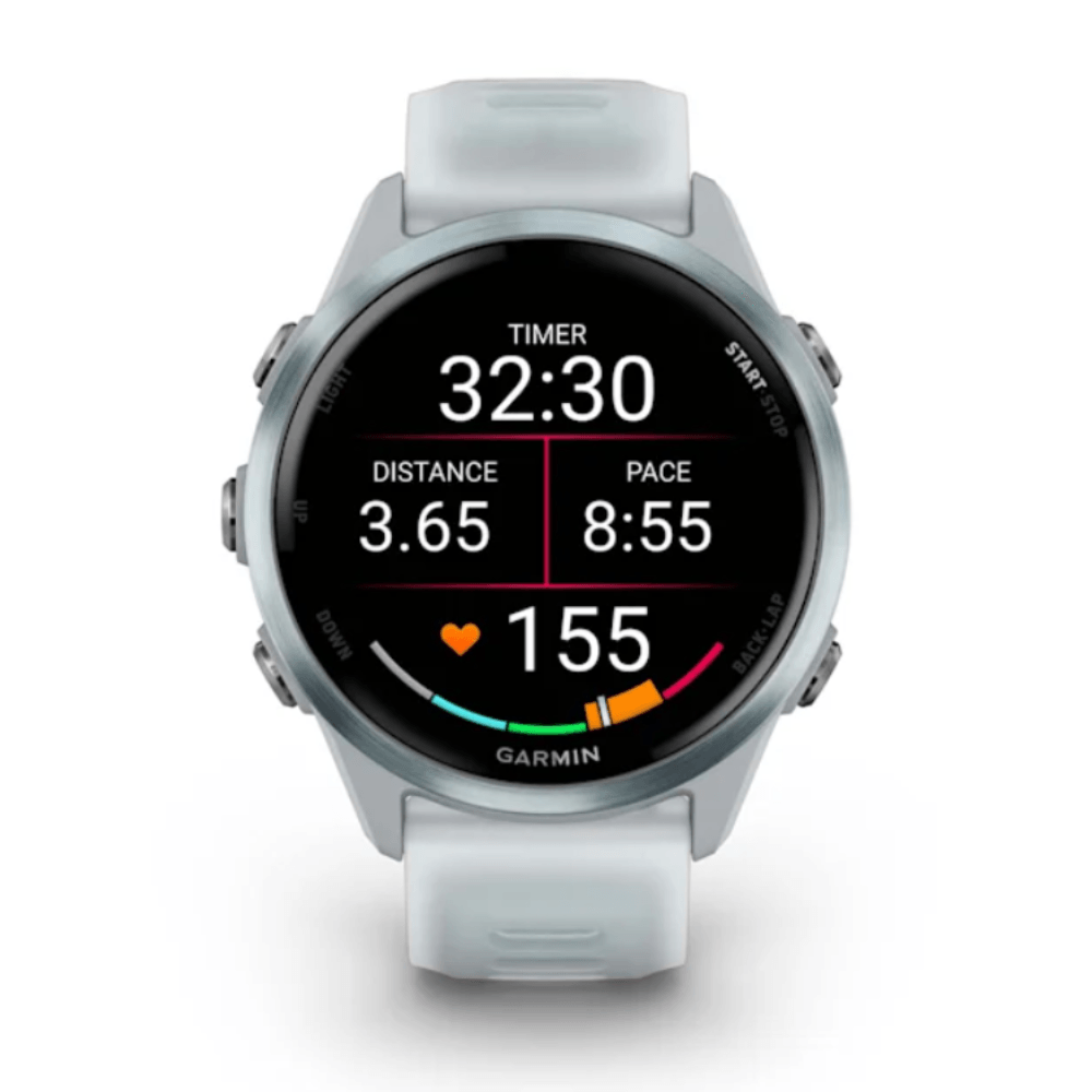 Relógio Garmin Forerunner 570 com Monitor Cardíaco de Pulso e GPS (42mm) - marfim