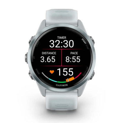 Relógio Garmin Forerunner 570 com Monitor Cardíaco de Pulso e GPS (42mm) - marfim