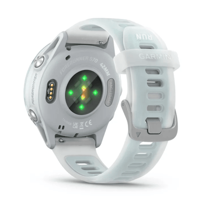 Relógio Garmin Forerunner 570 com Monitor Cardíaco de Pulso e GPS (42mm) - marfim