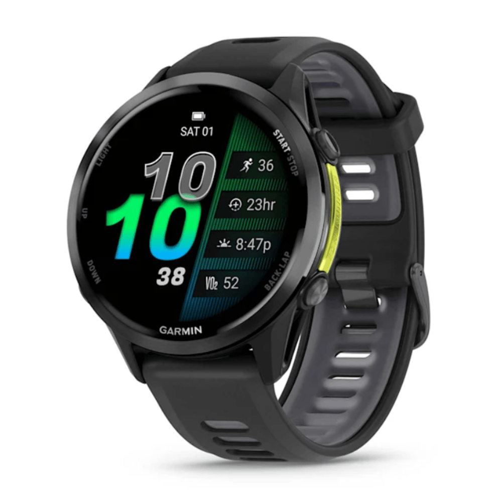 Relógio Garmin Forerunner 970 com Monitor Cardíaco de Pulso e GPS (47mm) - preto
