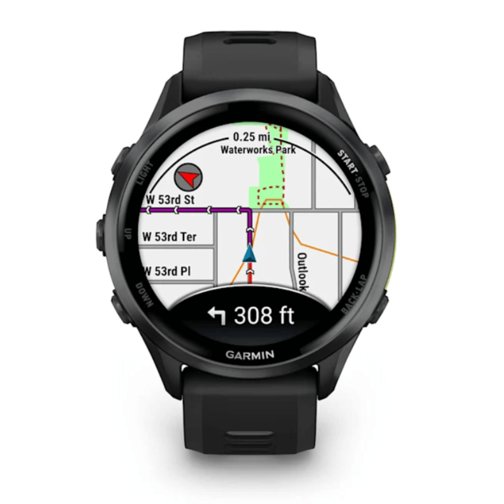 Relógio Garmin Forerunner 970 com Monitor Cardíaco de Pulso e GPS (47mm) - preto