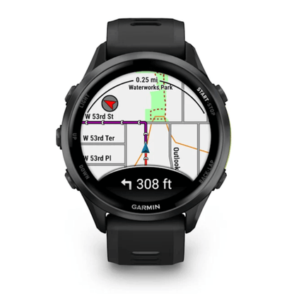 Relógio Garmin Forerunner 970 com Monitor Cardíaco de Pulso e GPS (47mm) - preto