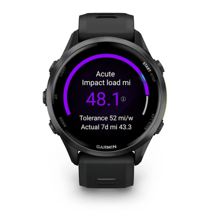 Relógio Garmin Forerunner 970 com Monitor Cardíaco de Pulso e GPS (47mm) - preto