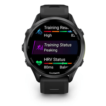 Relógio Garmin Forerunner 970 com Monitor Cardíaco de Pulso e GPS (47mm) - preto