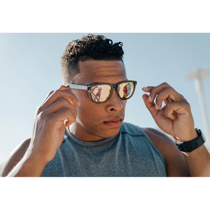 Óculos de Sol Knockaround Premiums Sport - Jelly Grey / Peach