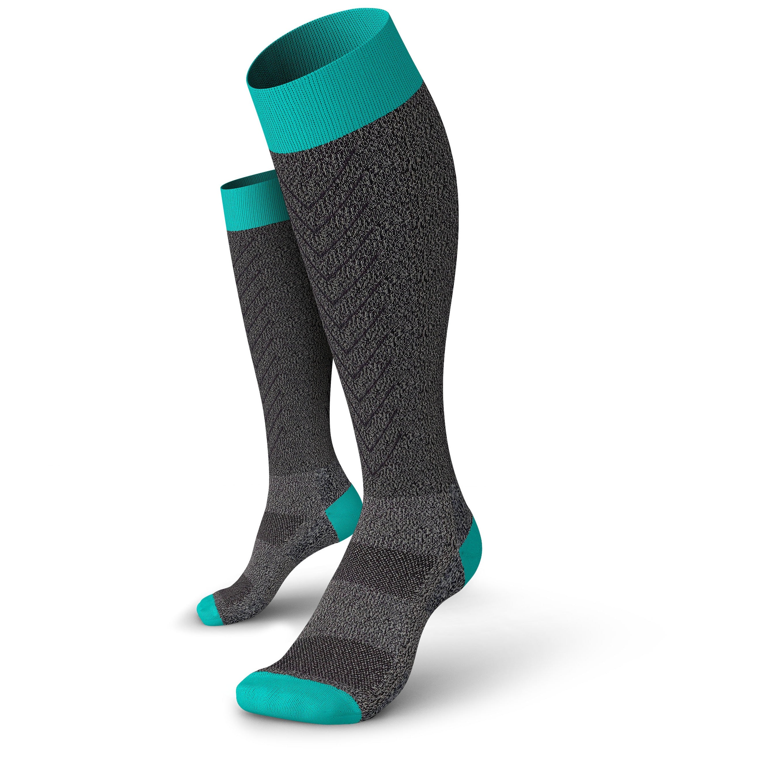 Incylence Renewed Compression V2 Dark Grey Cyan