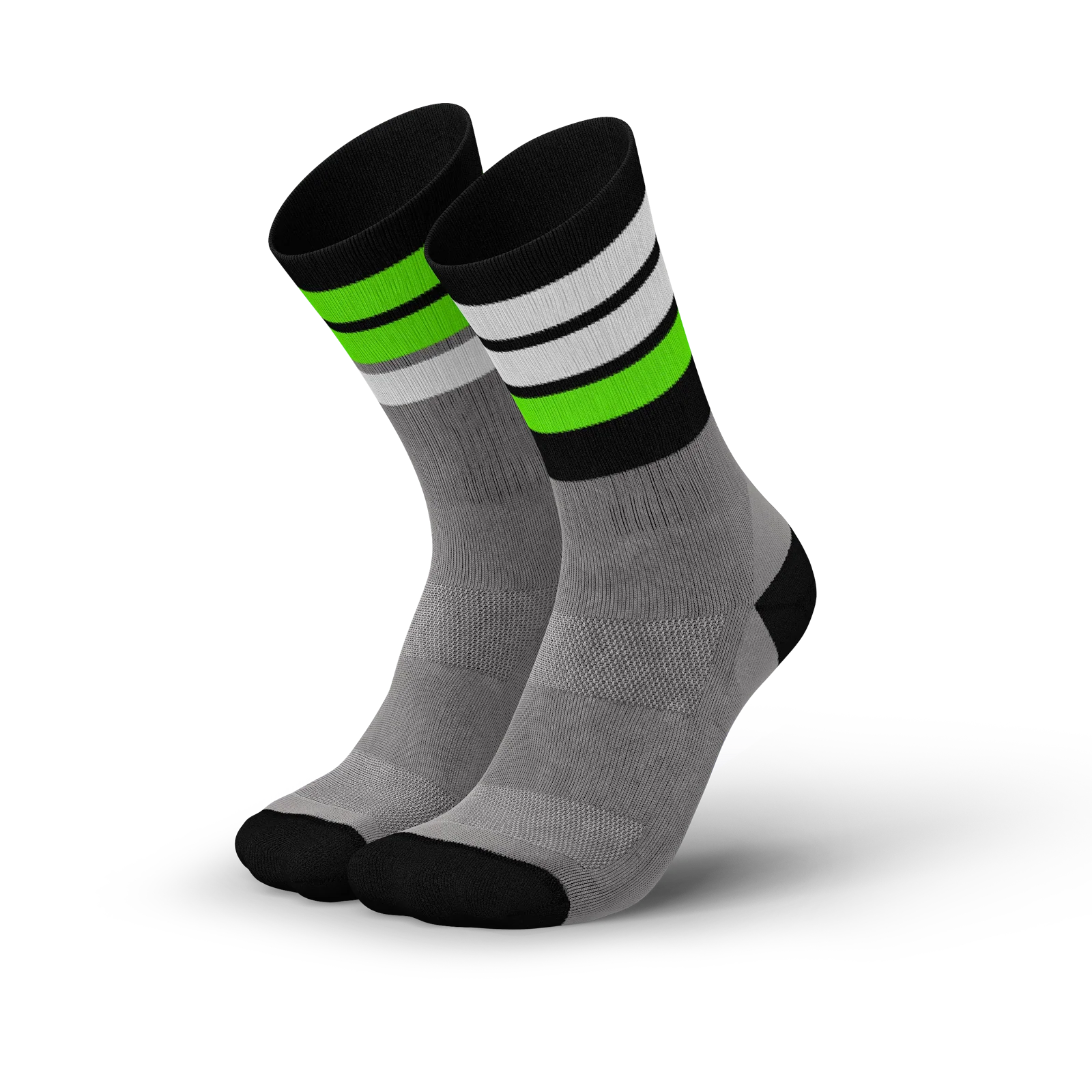 Incylence Merino Strive Light Grey Neon Green