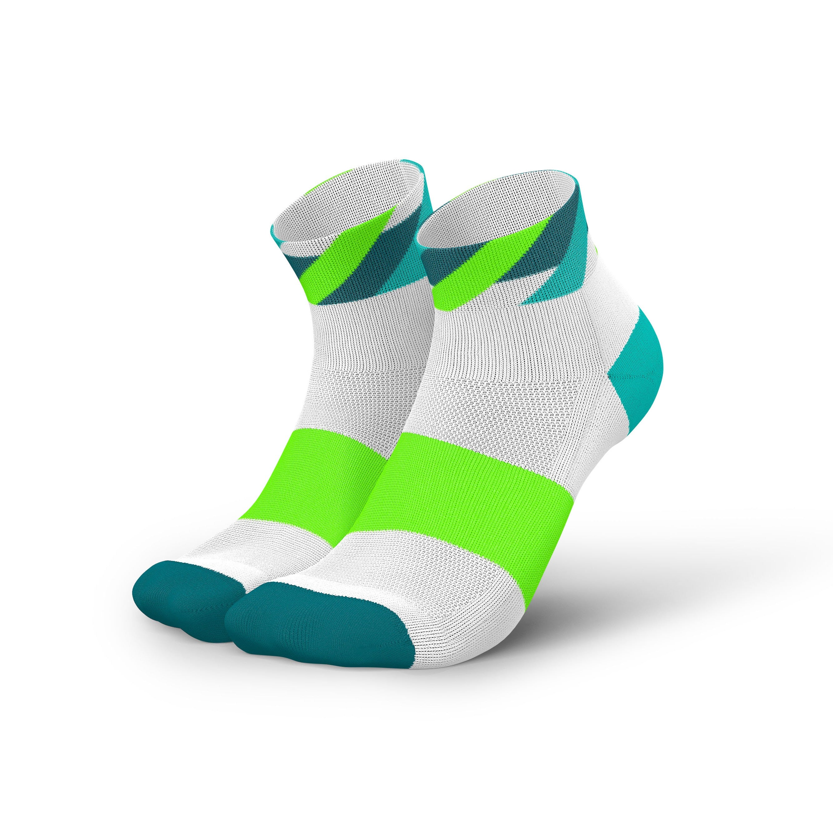 Incylence Running Loops Short White Green