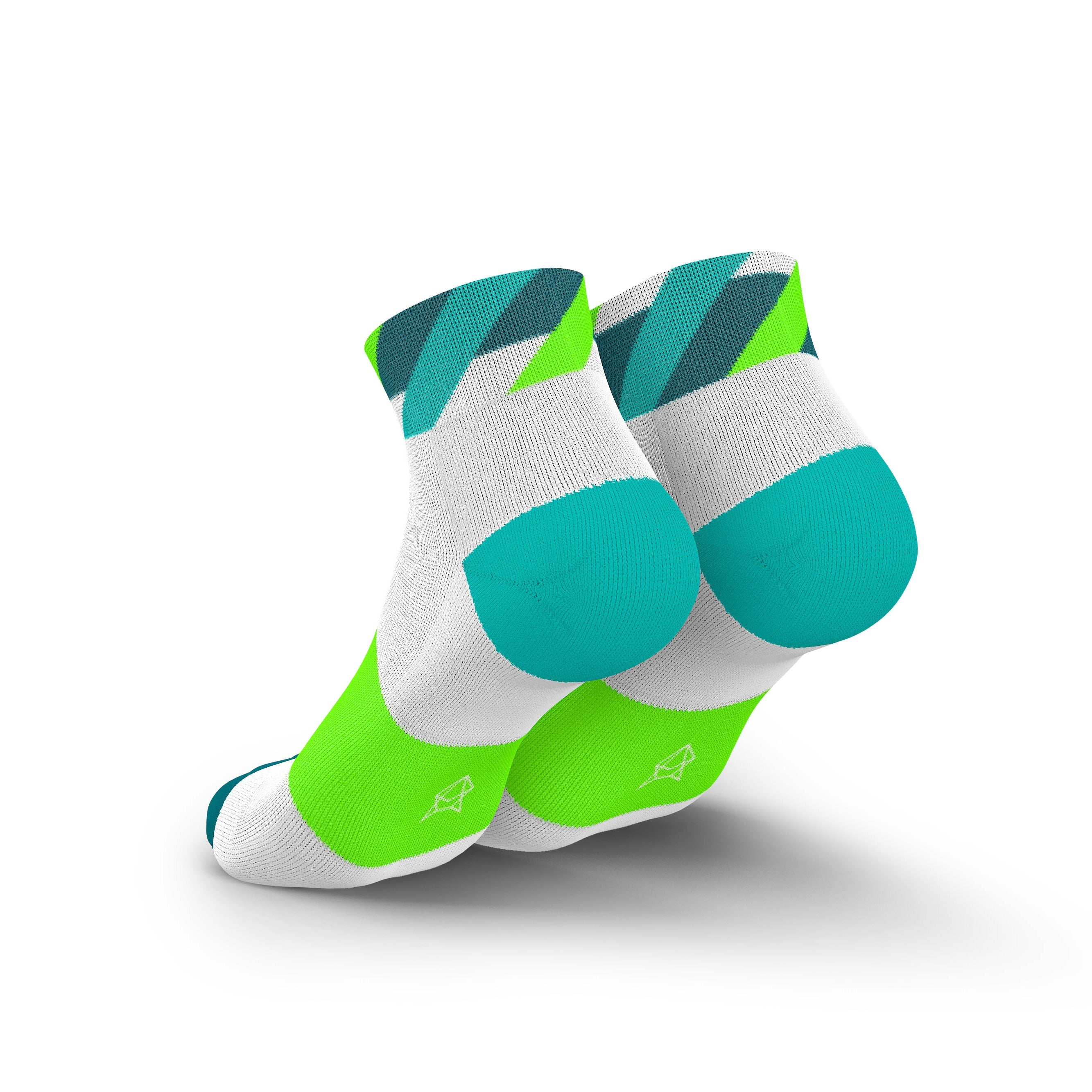 Incylence Running Loops Short White Green