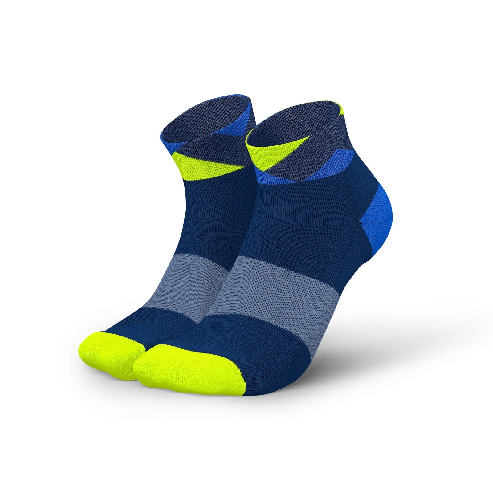 Incylence Running Peaks Short Navy Blue Canary