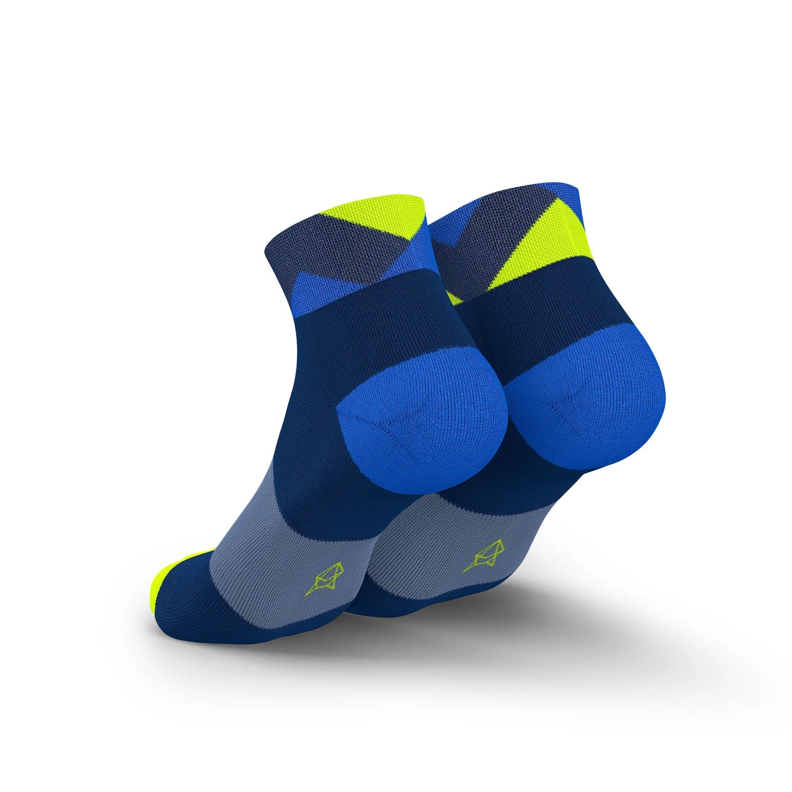 Incylence Running Peaks Short Navy Blue Canary