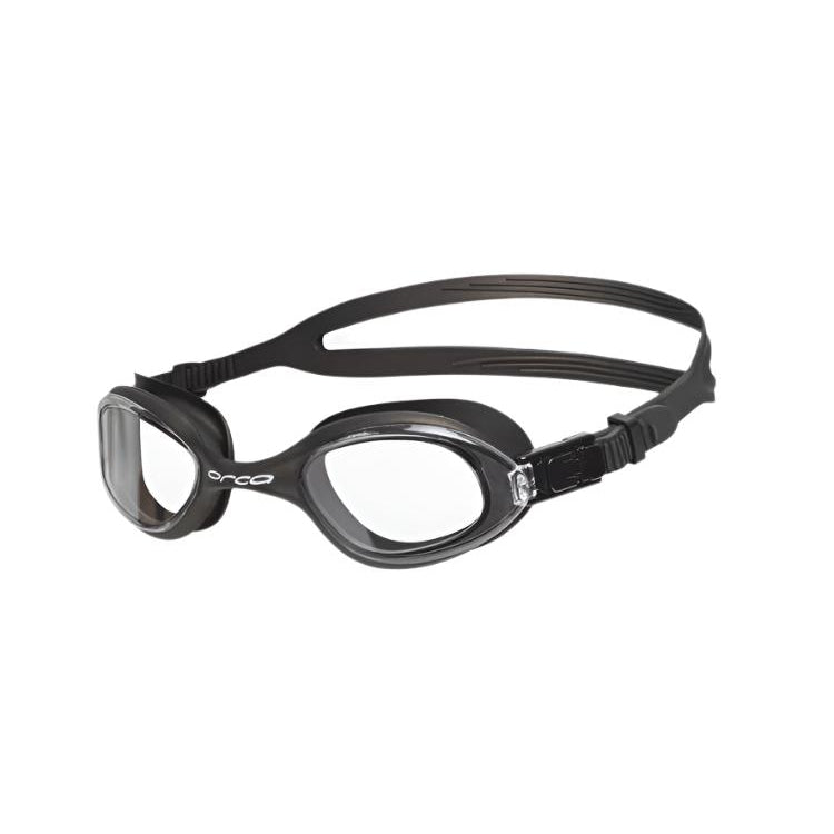 Óculos de Natação Orca Killa 180º Lente Transparente - Preto