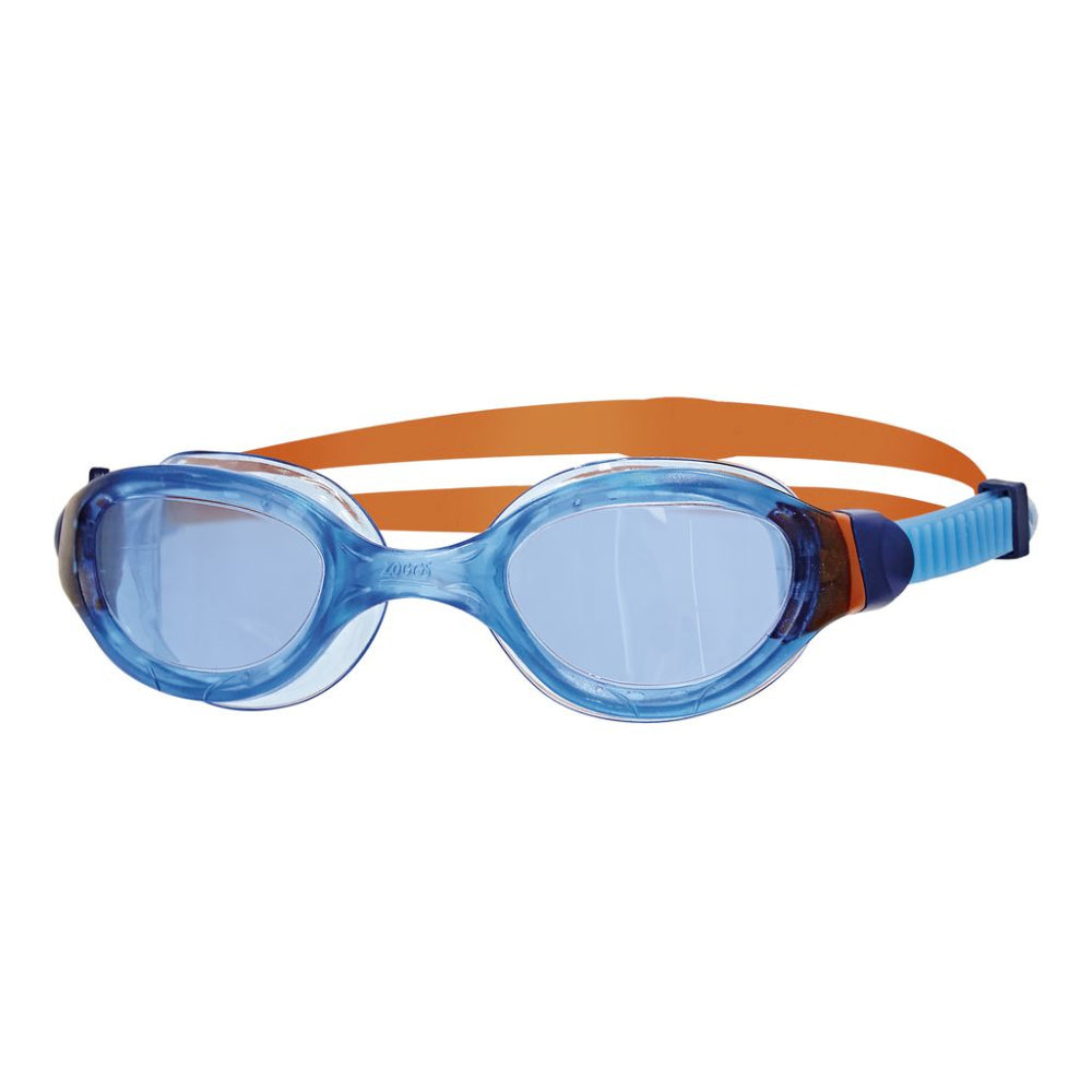 Óculos de Natação Zoggs Phantom 2.0 Junior - Azul e Laranja