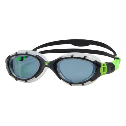 Óculos de Natação Zoggs Predator Flex Lente Fumê - Preto e Limão