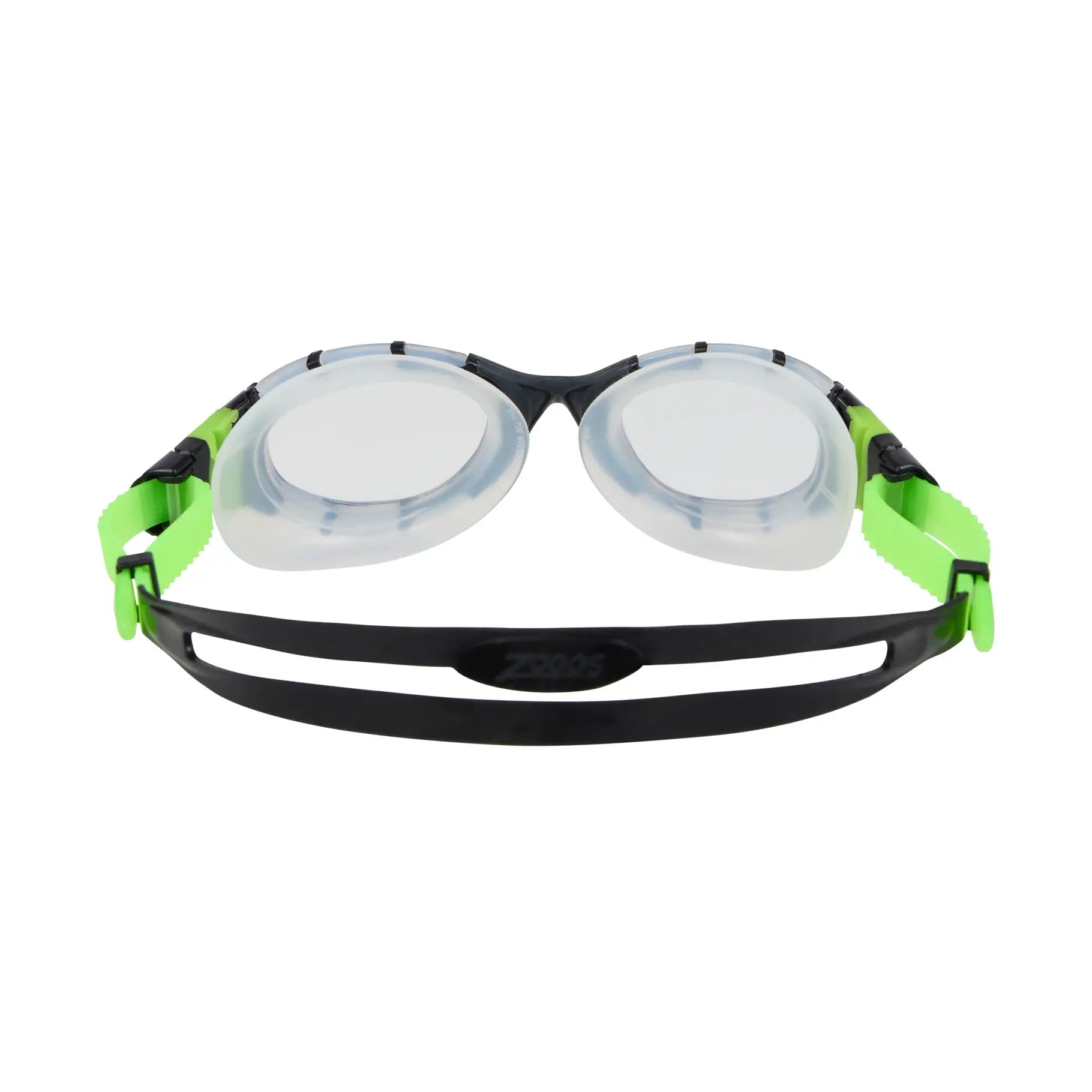 Óculos de Natação Zoggs Predator Flex Lente Transparente - Preto e Limão