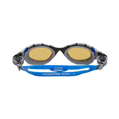 Óculos de Natação Zoggs Predator Flex Lente Polarizada Ultra Bronze - Azul e Branco